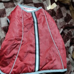 Top Paw Red and Gray Dog Jacket